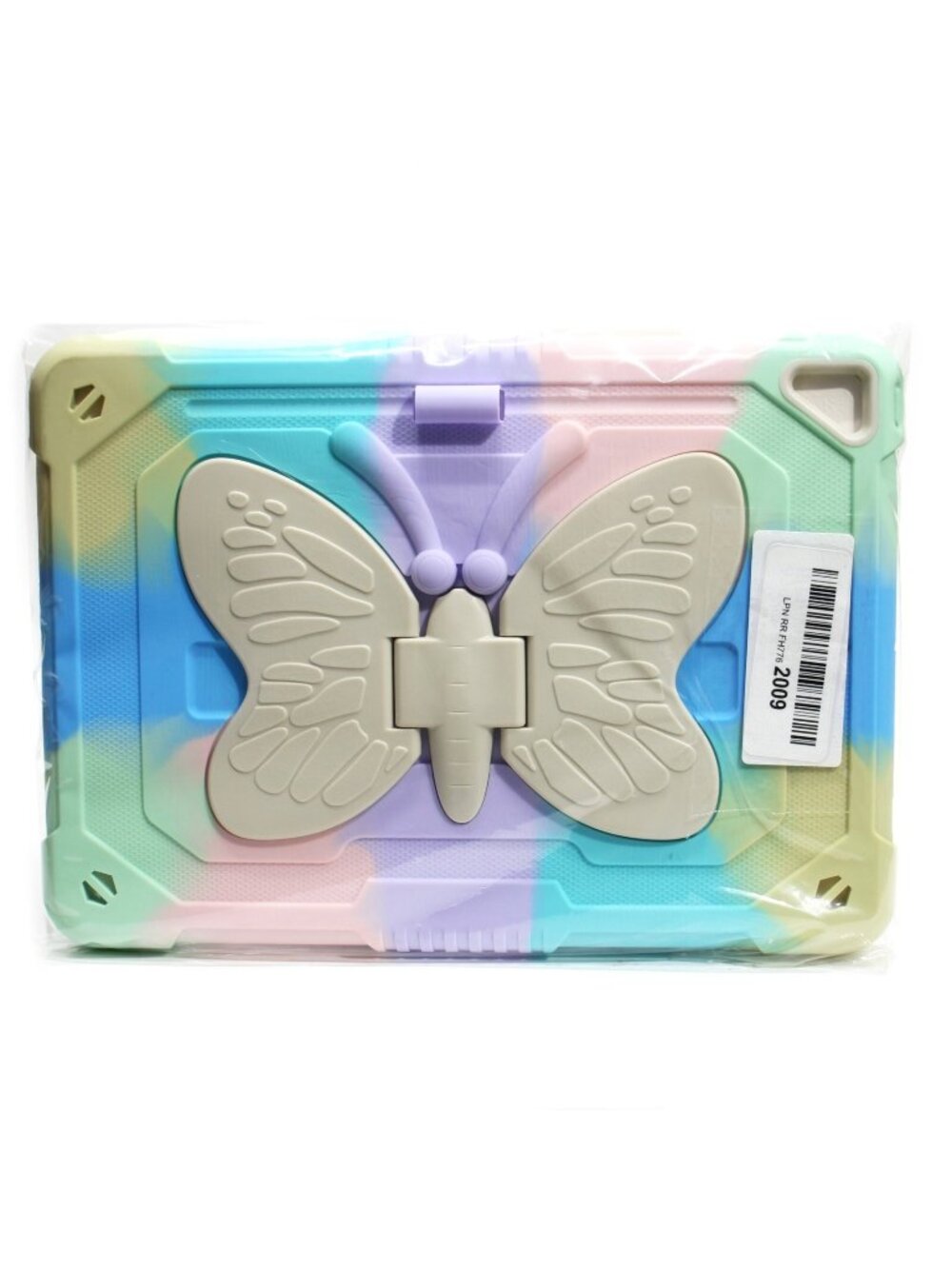 For iPad 9/8/7 Generation (10.2") Kids Shockproof Case Stand Cover Butterfly